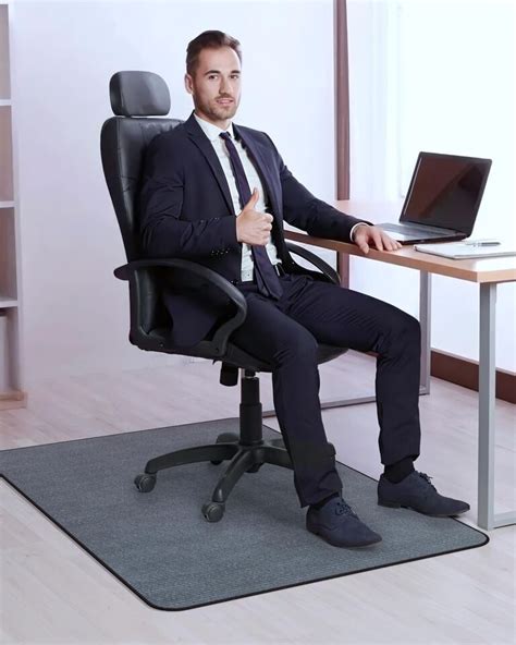 Blvornl Office Chair Mat For Hardwood Floor X Dark Grey Ebay