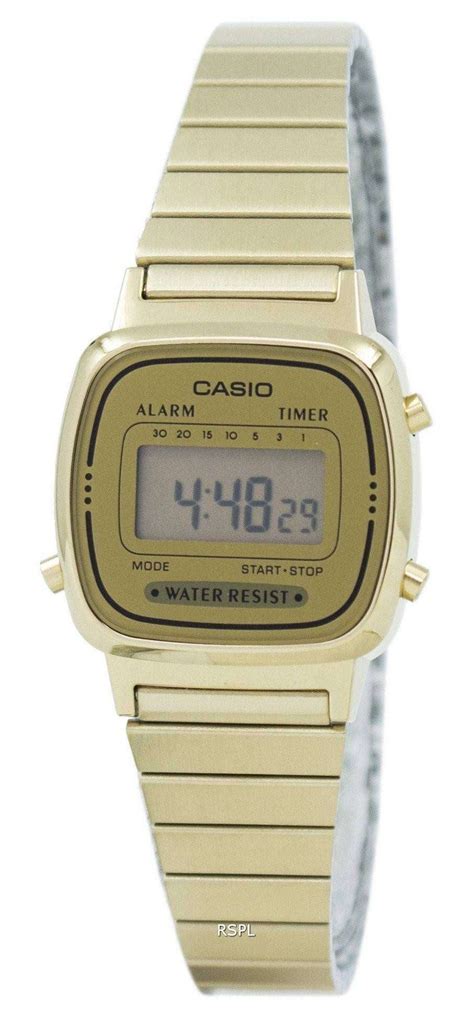 Reloj Casio Digital Acero Inoxidable Alarma Temporizador La Wga Df