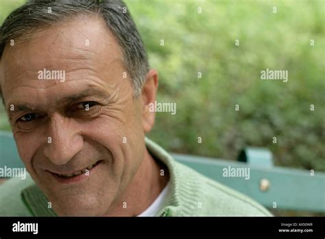 Mature Man Looking At Camera Portrait Stock Photo Alamy