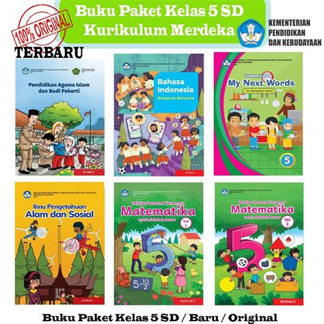 Jual Buku Paket Kelas 5 Sd Kurikulum Merdeka Original Terbaru Modul