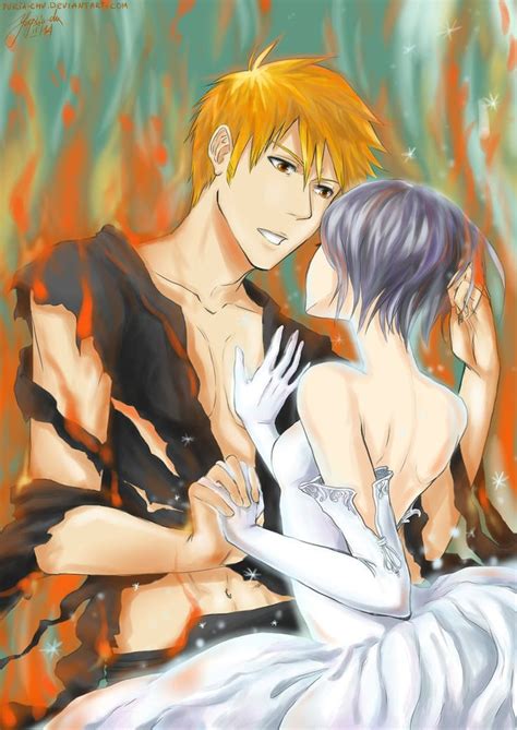 Pin De Ksanctum En Bleach Rukia X Ichigo Ichigo Y Rukia