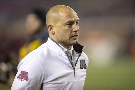 P.J. Fleck hoping for response from players after defensive coordinator ...