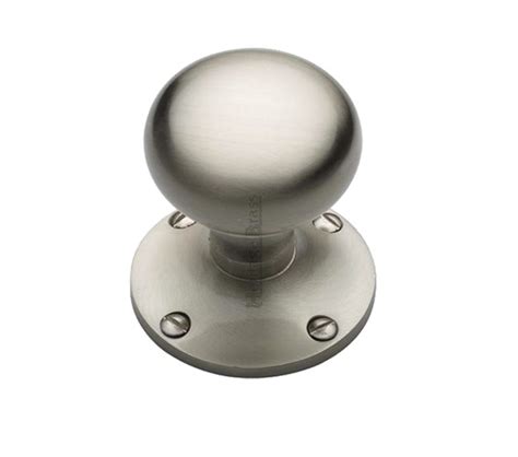 Heritage Brass Kensington Mortice Door Knobs Satin Nickel Ken980 Sn Sold In Pairs