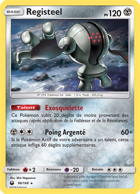 Registeel Soleil et Lune Tempête Céleste 96 Poképédia