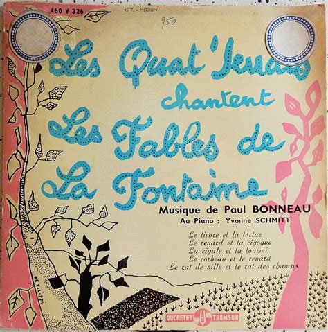 Les Quat Jeudis Chantent Les Fables De La Fontaine Gatefold