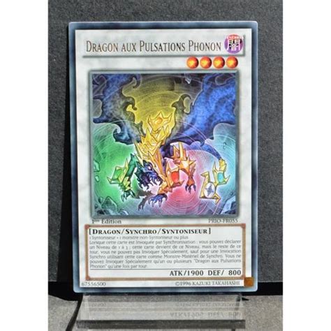 Carte Yu Gi Oh Prio Fr Dragon Aux Pulsations Phonon Phonon Pulse