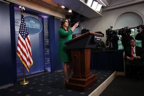 Watch Live: White House Press Briefing With Sarah Sanders | White House ...