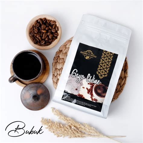 Promo Kopi Bubuk Arabika Aceh Gayo Wine Kg Toko Kopi Gayo Tokopedia