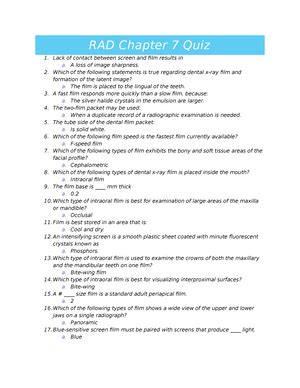 Rad Chapter Quiz Questions And Answers Rad Chapter Quiz