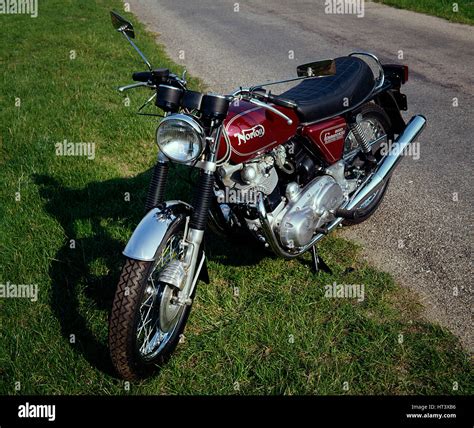 1974 Norton Commando Interstate 850cc Artist Unknown Stock Photo Alamy