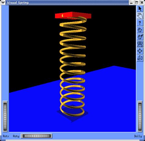 3d View Of Undeformed Spring Download Scientific Diagram