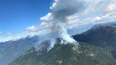 Wildfire Prompts Evacuation Alert For 305 Homes In Bcs Slocan Valley