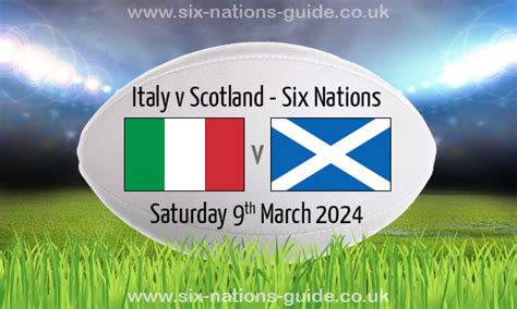 Italy Scotland Six Nations Mar