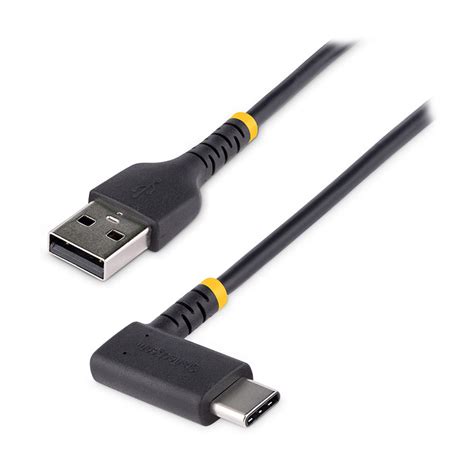 StarTech 15cm USB A To USB C Right Angle Charging Cable R2ACR 15C USB