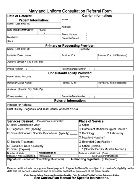 Johns Hopkins Referral Form Fill Online Printable Fillable Blank