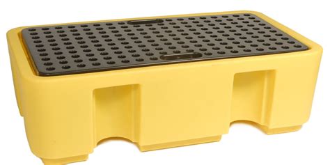 Buy Coshh Storage Yellow Bunded Pallet 2 X 205l Drum Capacity From