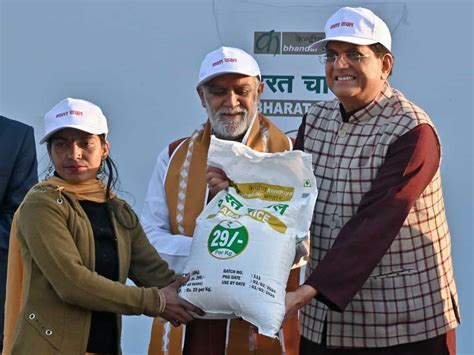 Govt Launches Bharat Rice At Subsidised Rate Of Rs Per Kilogram