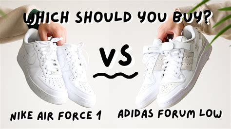 Nike Air Force Vs Adidas Forum Bold Whats The Difference In