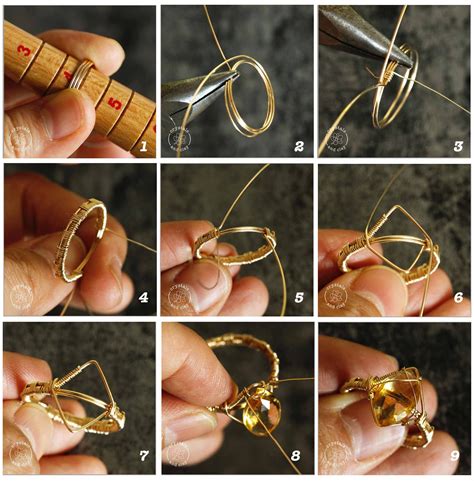 How To Make Wire Wrapped Rings For Three Different Shape Gemstones