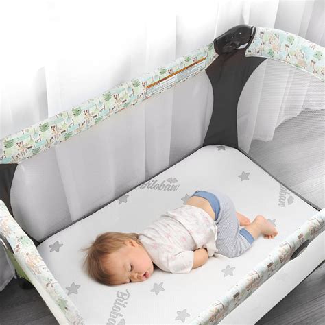 Biloban Pack and Play Mattress Topper Fits Graco & Baby Trend & Pamo Babe Playard, Waterproof ...