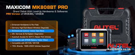 2025 Autel MaxiCOM MK808BT PRO (Autel MK808Z-BT) Newly Adds Active Test ...