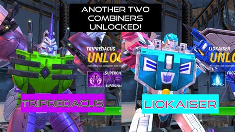 Tripredacus And Liokaiser Unlocked Transformers Earth Wars Youtube