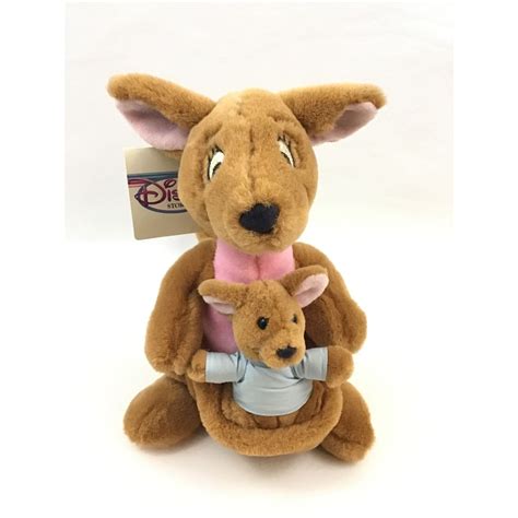 Vintage Winnie The Pooh Characters Kanga And Roo Plush Toys Ruby