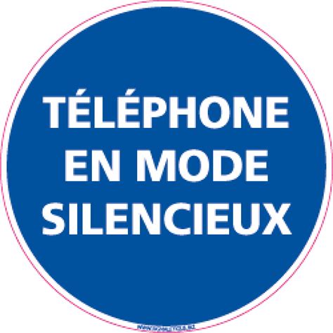 Panneau Téléphone en mode silencieux