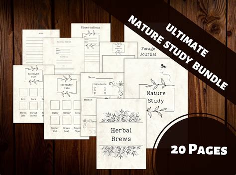 Ultimate Nature Journal Monthly Layout