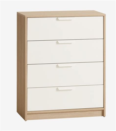 Commode Tiroirs Jenslev Ch Ne Blanc Jysk