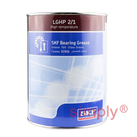 SKF LGHP2 1kg Can High Performance High Temperature Bearing Grease ...