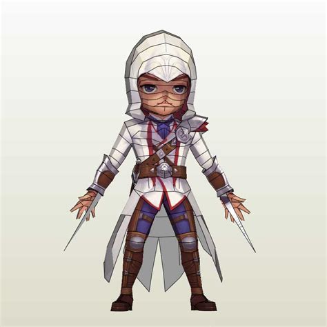 Cartoon Ezio Assassins creed - papercraftplaza