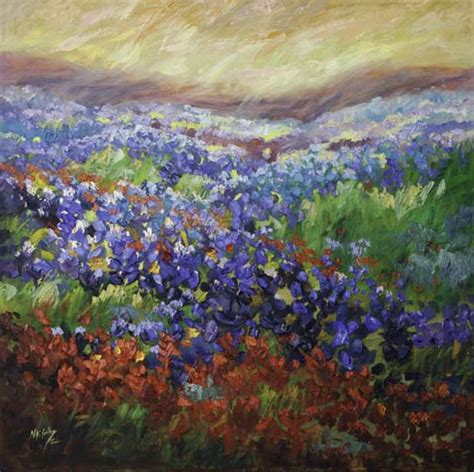 Painting Bluebonnets at PaintingValley.com | Explore collection of Painting Bluebonnets