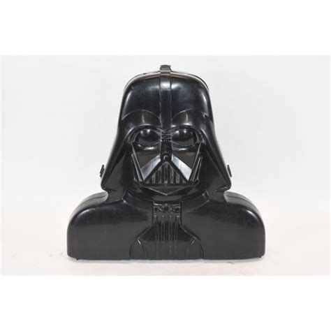 Vintage Star Wars Kenner 1980 Darth Vader Figure Collector Black Carry Case Landsborough Auctions