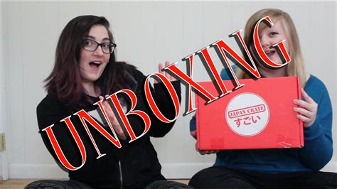 Japan Crate Unboxing Stephanie And Megan Youtube