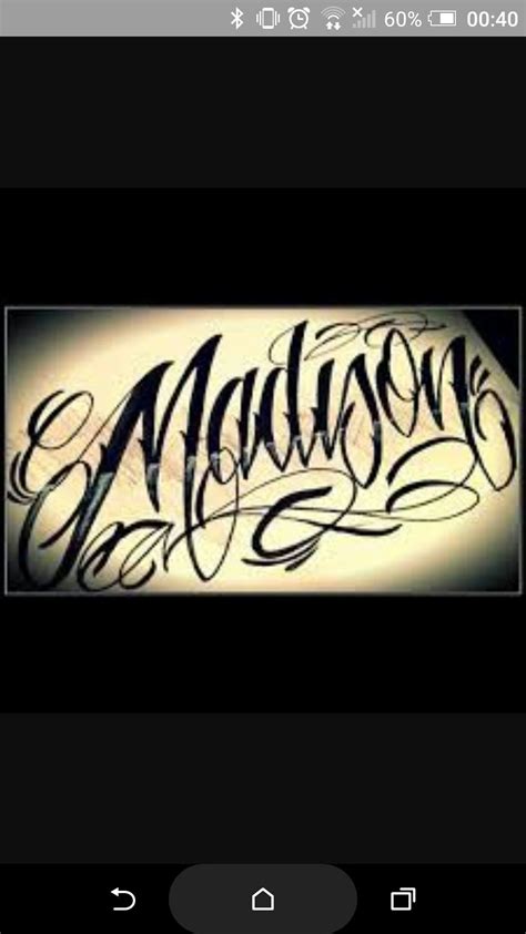 Madison Script Tattoo Script Tattoo Designs I Tattoo