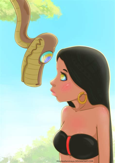 Kaa with Shanti by MikaBesfamilnaya on DeviantArt