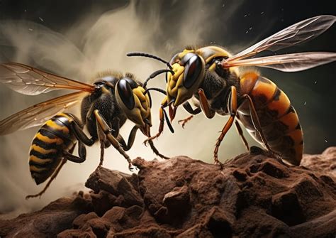 Premium Ai Image Wasp