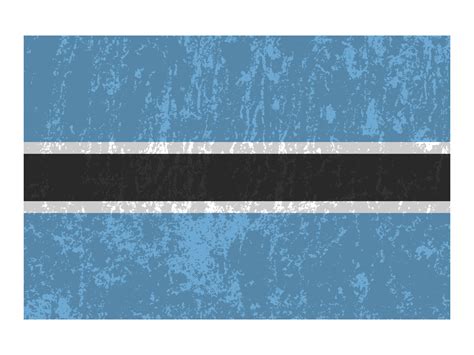 Botswana grunge flag, official colors and proportion. Vector illustration. 11429350 Vector Art ...