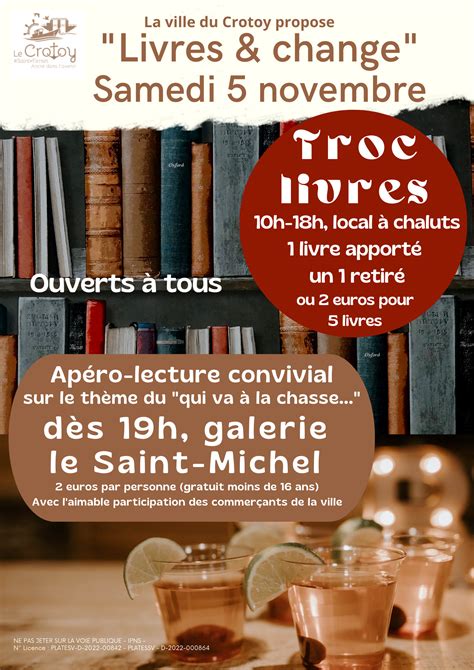 Samedi Novembre C Est Livres Change Troc Livres Et Ap Ro