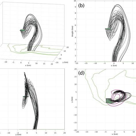 Example Hail Trajectories In A Simulated Supercell Based On Dennis And