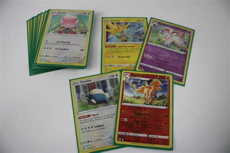 Pokemon Trading Card Lot 30 Cards Property Room