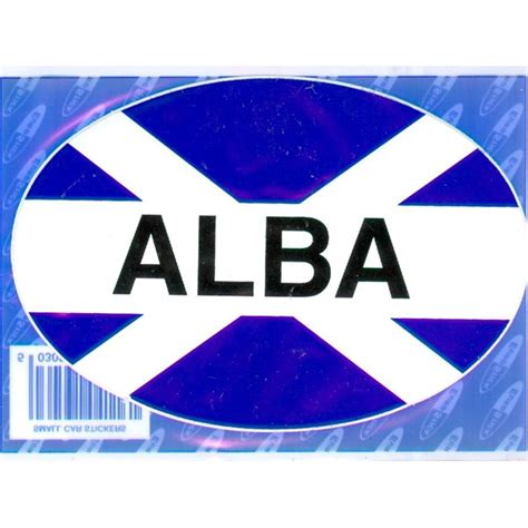 Scottish Stickers - Alba Scotland Flag Decal Car sticker