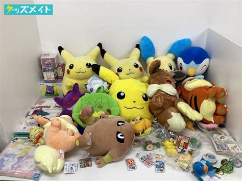 【傷や汚れあり】【同梱不可現状】 ポケットモンスター ポケモン グッズ まとめ売り ポッチャマ ピカチュウ 他 ぬいぐるみ キーホルダー