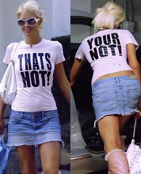 Iconic Paris Hilton Thats Hot Your Not S Shirt Etsy