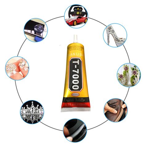 110ml T7000 Glue Multipurpose Epoxy Adhesives Super Glue T 7000 Black Liquid Glues For Diy