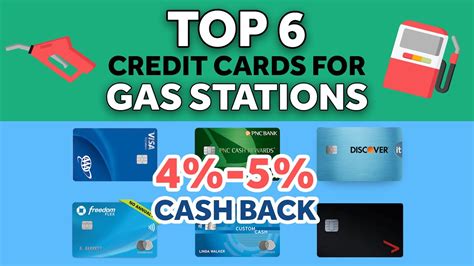 6 BEST Credit Cards For GAS In 2024 NO Annual Fee Cash Back Credit