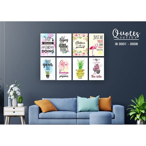 Jual Wall Decor Hiasan Dinding I Pajangan Kamar Simple Life 2 Shopee