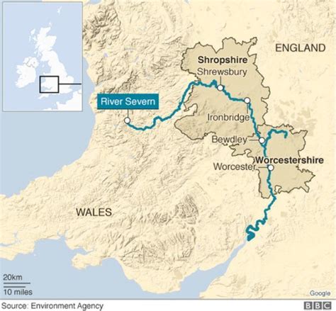 Emergency Evacuation In Ironbridge Uk As Flooding Overwhelms River