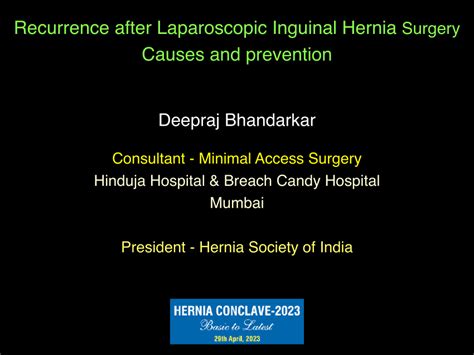 PDF Recurrence After Laparoscopic Inguinal Hernia Surgery Causes